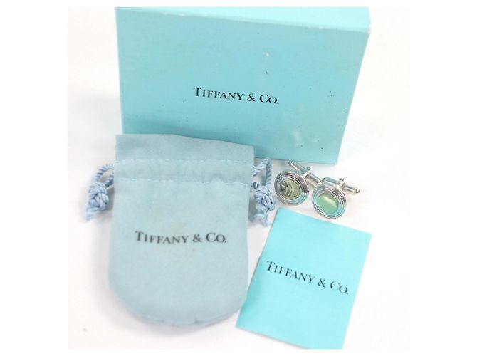 Gemelli combinati con motivo circolare Tiffany & Co. Argento D'oro - vista 2