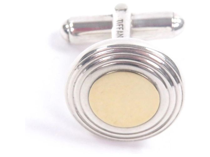Gemelli combinati con motivo circolare Tiffany & Co. Argento D'oro - vista 3