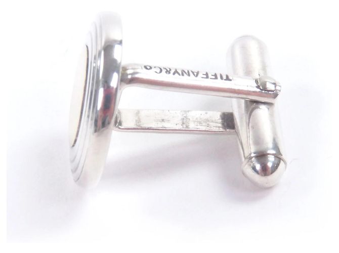 Gemelli combinati con motivo circolare Tiffany & Co. Argento D'oro - vista 4