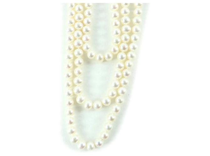 Tiffany & Co Collana di Perle Tiffany Ziegfeld Collection Bianco - vista 5