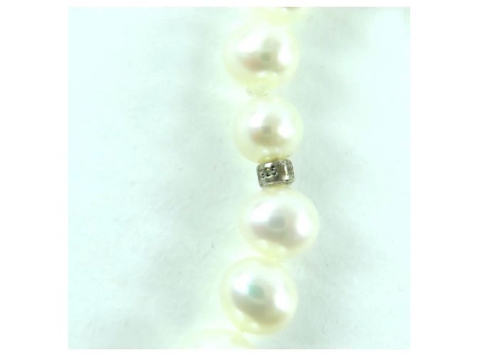 Tiffany & Co Collana di Perle Tiffany Ziegfeld Collection Bianco - vista 7