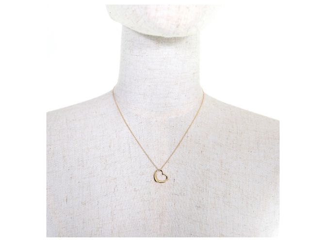 Collar Péndulo Corazón Abierto Elsa Peretti de Tiffany & Co. Dorado - vista 2