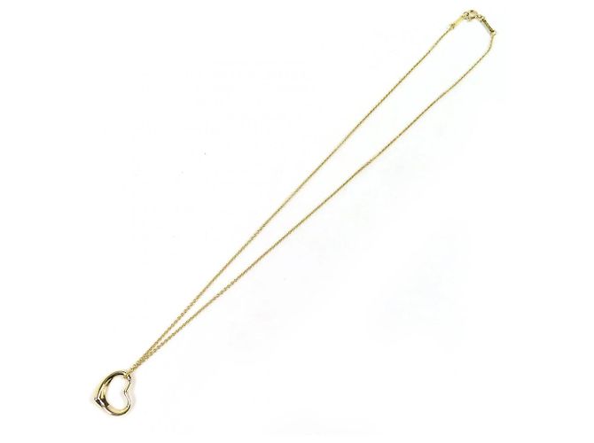 Collar Péndulo Corazón Abierto Elsa Peretti de Tiffany & Co. Dorado - vista 3
