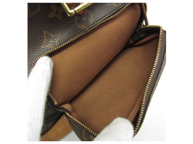 Mochila Montsouris MM Monograma Louis Vuitton para mulheres Marrom - vista 15