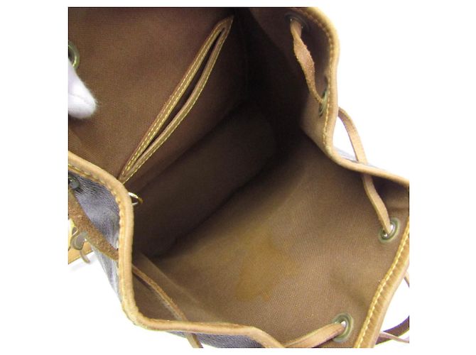Mochila Montsouris MM Monograma Louis Vuitton para mulheres Marrom - vista 4