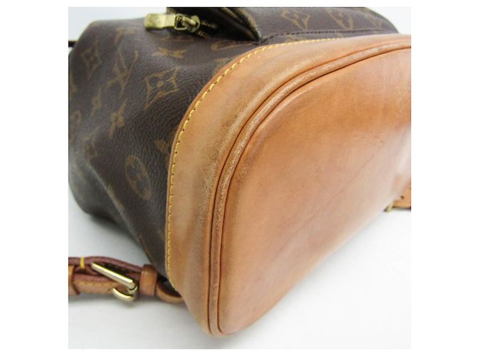 Mochila Montsouris MM Monograma Louis Vuitton para mulheres Marrom - vista 6