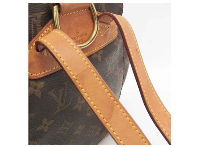 Mochila Montsouris MM Monograma Louis Vuitton para mulheres Marrom - vista 8