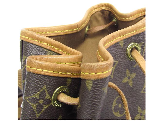 Louis Vuitton Monogram Montsouris MM M51136 Damen Rucksack Braun - Ansicht 12
