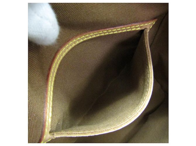 Louis Vuitton Monogram Montsouris MM M51136 Damen Rucksack Braun - Ansicht 14