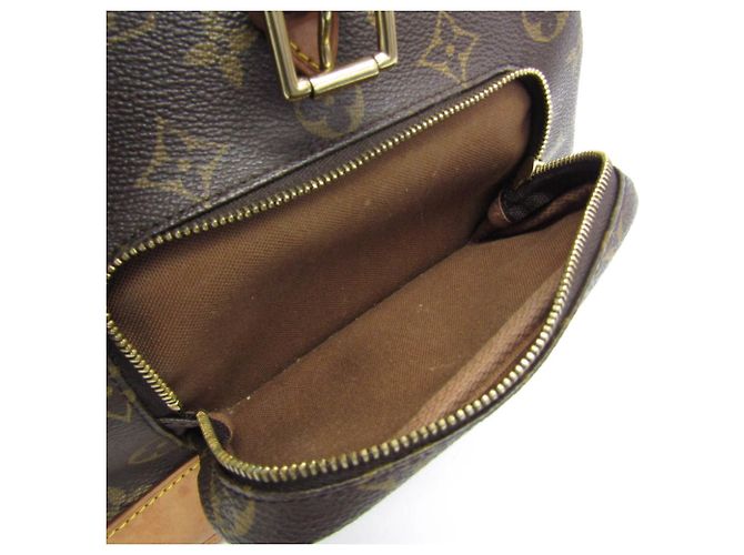 Louis Vuitton Monogram Montsouris MM M51136 Damen Rucksack Braun - Ansicht 15