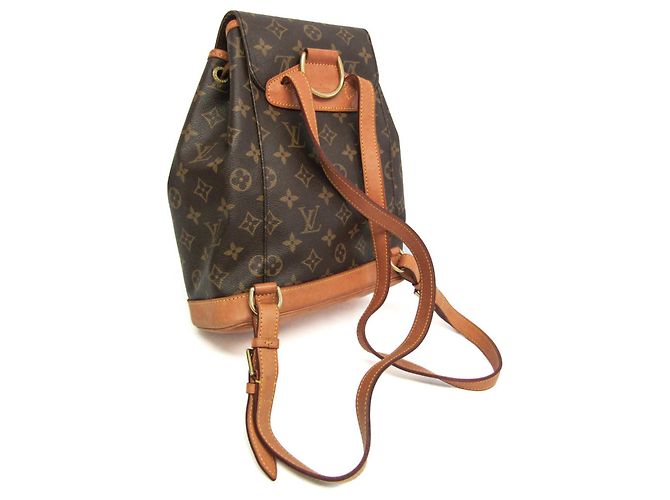 Louis Vuitton Monogram Montsouris MM M51136 Damen Rucksack Braun - Ansicht 3