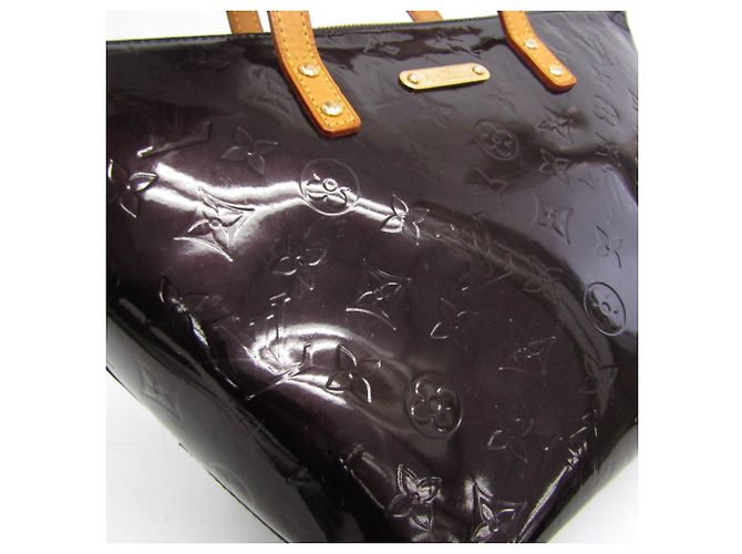 Borsa Bellevue PM in Monogram Vernis Louis Vuitton Bordò - vista 5