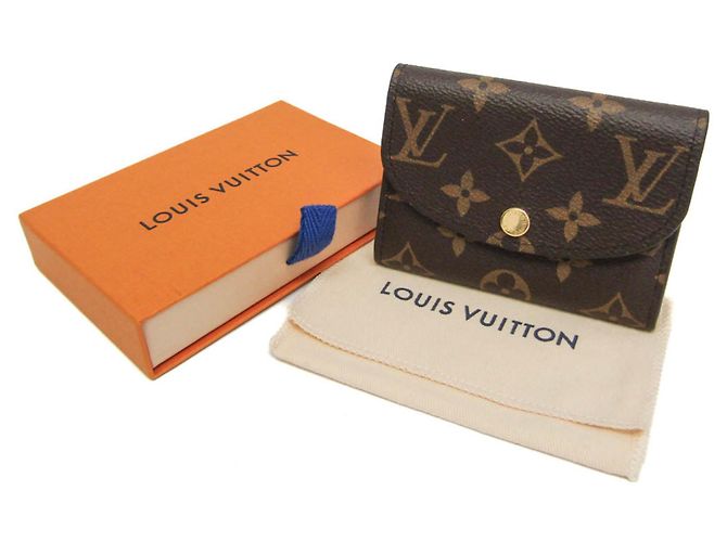 Porte-monnaie Rosalie Monogram Louis Vuitton M62361 Marron Rose - vue 2