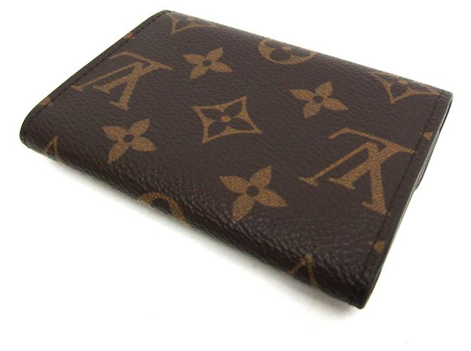 Porte-monnaie Rosalie Monogram Louis Vuitton M62361 Marron Rose - vue 3