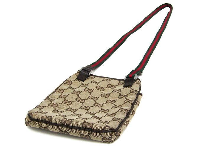 Borsa a Spalla Gucci GG Canvas Sherry Line 141863 - vista 2