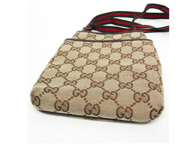 Borsa a Spalla Gucci GG Canvas Sherry Line 141863 - vista 5