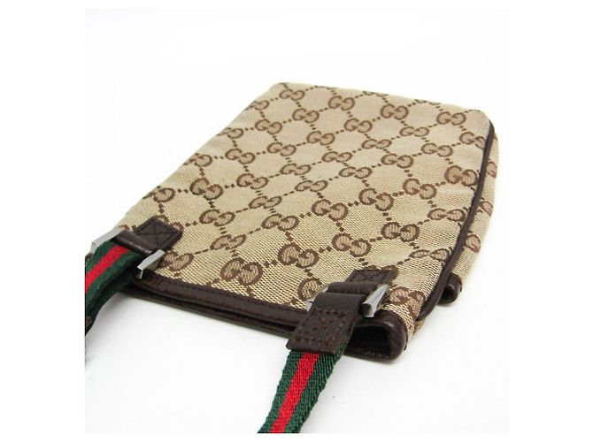 Borsa a Spalla Gucci GG Canvas Sherry Line 141863 - vista 8