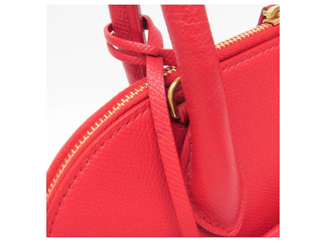 Borsa Balenciaga VILLE TOP HANDLE S Rosso - vista 12