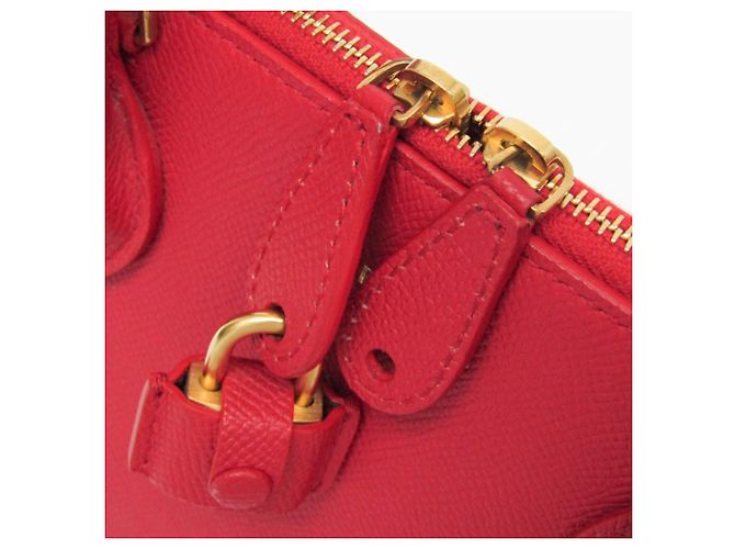 Borsa Balenciaga VILLE TOP HANDLE S Rosso - vista 16