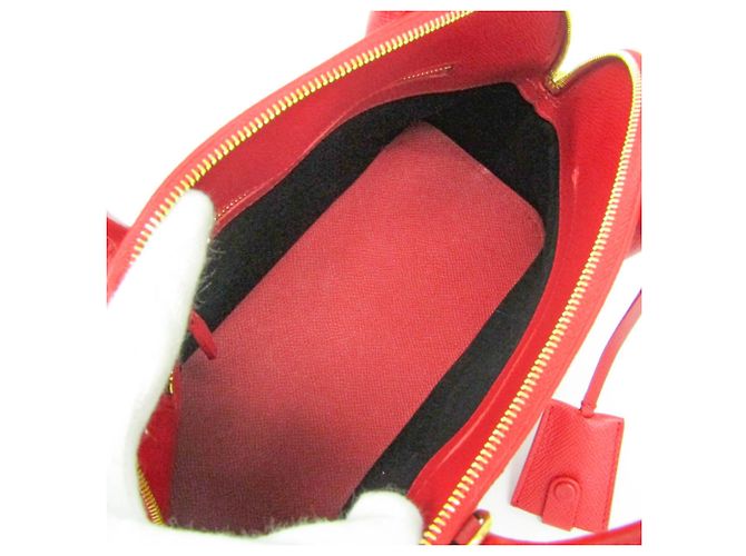 Borsa Balenciaga VILLE TOP HANDLE S Rosso - vista 3
