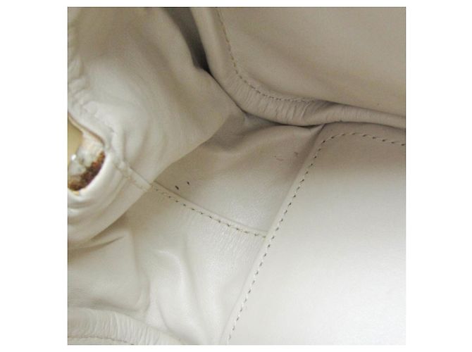 Valextra SERIE S Borsa in pelle media/Borsa a spalla Bianco sporco - vista 16