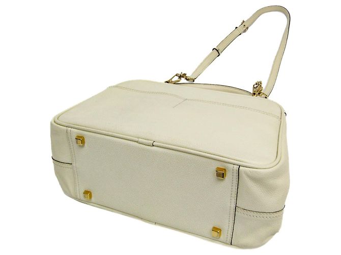 Valextra SERIE S Borsa in pelle media/Borsa a spalla Bianco sporco - vista 2