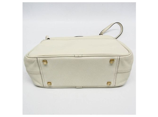 Valextra SERIE S Borsa in pelle media/Borsa a spalla Bianco sporco - vista 5