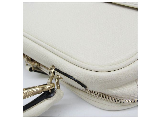 Valextra SERIE S Borsa in pelle media/Borsa a spalla Bianco sporco - vista 6