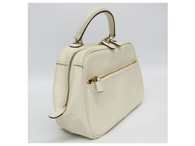 Valextra SERIE S Borsa in pelle media/Borsa a spalla Bianco sporco - vista 8
