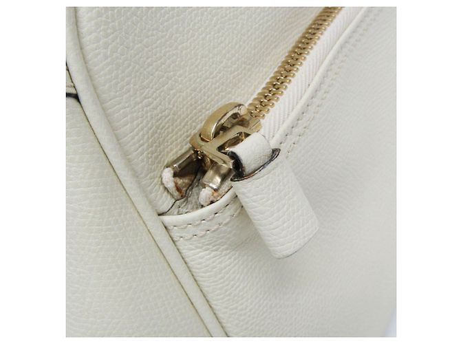 Valextra SERIE S Borsa in pelle media/Borsa a spalla Bianco sporco - vista 9