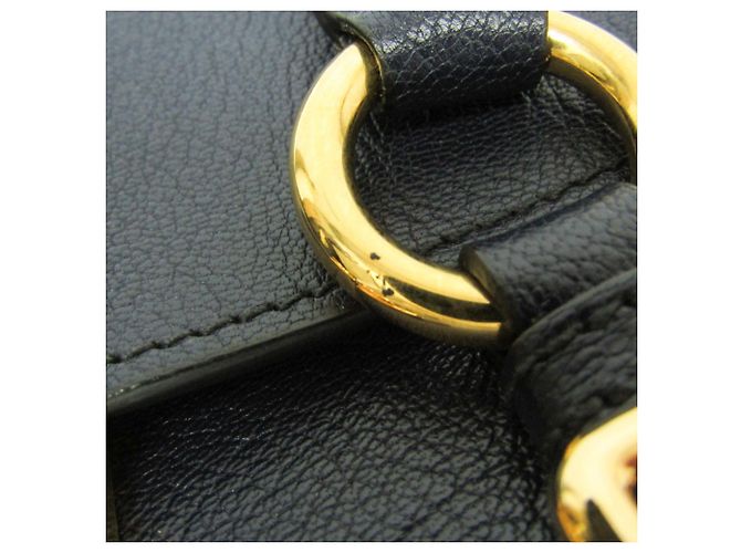 Borsa in pelle blu navy Miu Miu MADRAS per donne - vista 8