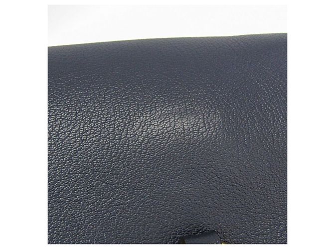 Borsa in pelle blu navy Miu Miu MADRAS per donne - vista 9