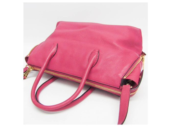 Miu Miu MADRAS RN1016 Borsa in pelle da donna Rosa - vista 6