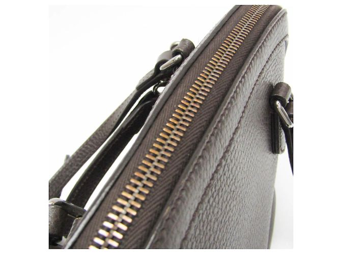 Borsa in pelle Gucci marrone scuro - vista 15