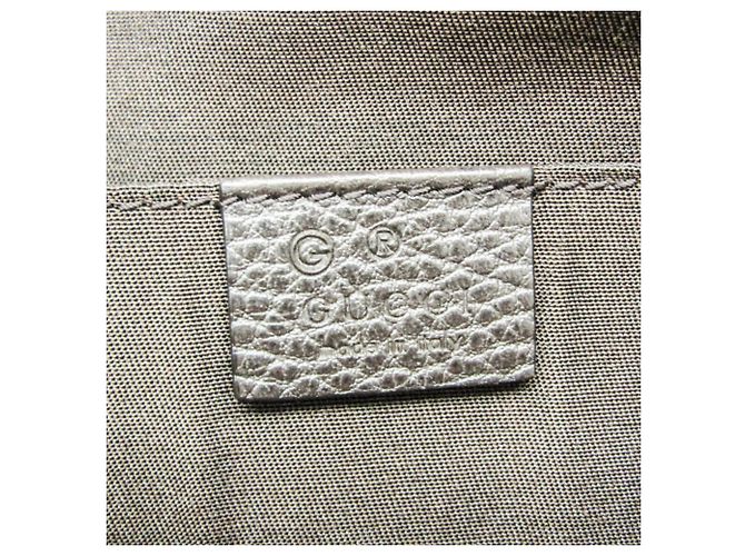 Borsa in pelle Gucci marrone scuro - vista 18