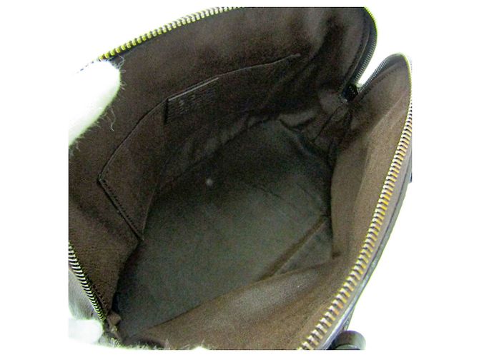 Borsa in pelle Gucci marrone scuro - vista 4