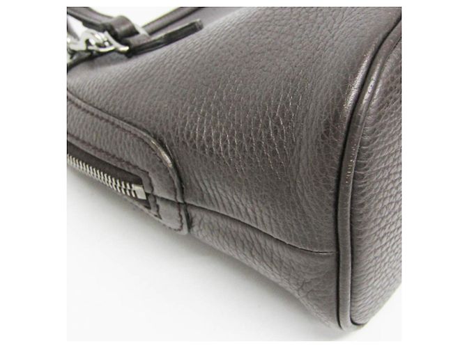 Borsa in pelle Gucci marrone scuro - vista 5