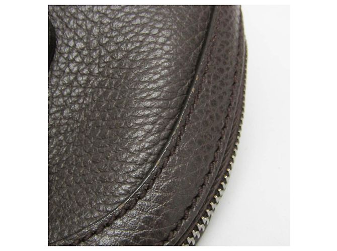 Borsa in pelle Gucci marrone scuro - vista 7