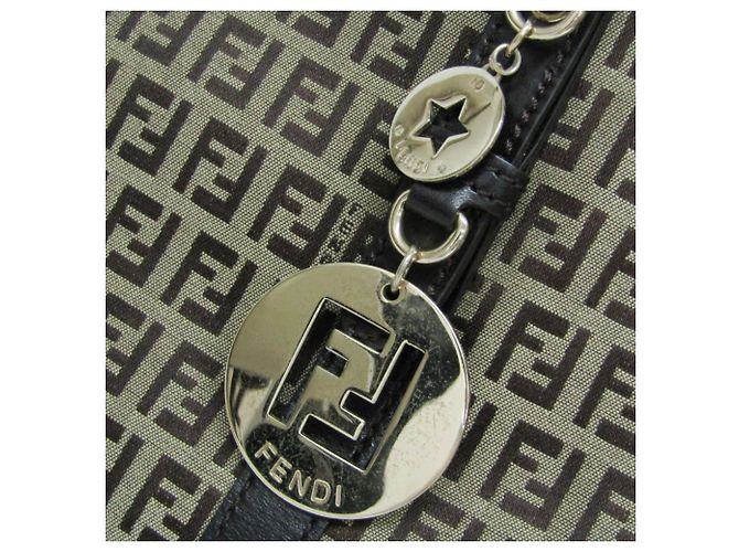 Borsa Tote da Donna Fendi Zucchino 8BH215 Marrone Beige - vista 11