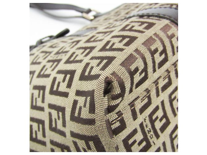 Borsa Tote da Donna Fendi Zucchino 8BH215 Marrone Beige - vista 4