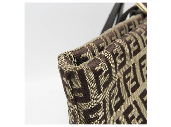 Borsa Tote da Donna Fendi Zucchino 8BH215 Marrone Beige - vista 7