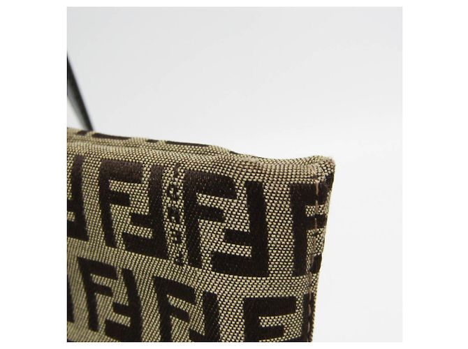 Borsa Tote da Donna Fendi Zucchino 8BH215 Marrone Beige - vista 8