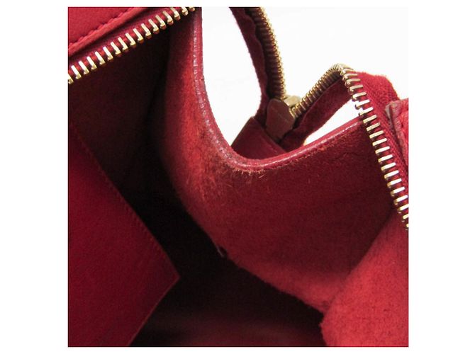 Borsa in pelle Petit Cabass da donna di Saint Laurent Rosso - vista 17