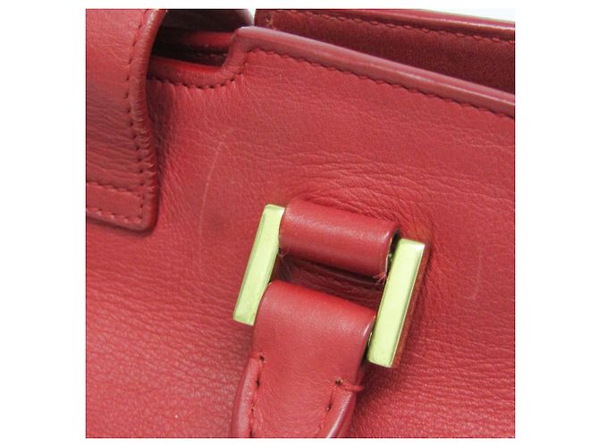Borsa in pelle Petit Cabass da donna di Saint Laurent Rosso - vista 8