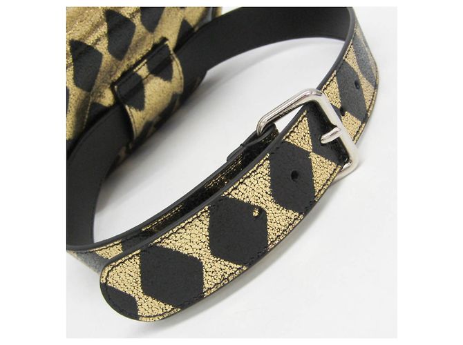 Marsupio in pelle per bambini Gucci Nero D'oro - vista 9