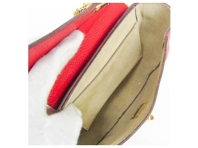 Borsa a spalla in pelle Chloé Drew per donna Rosso - vista 3
