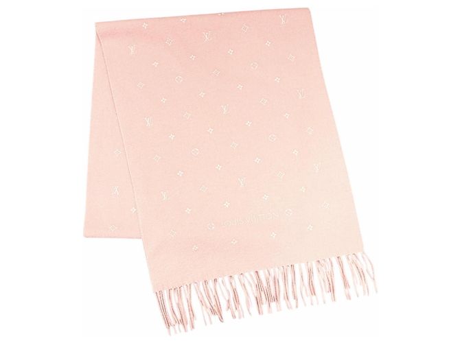 Fransenschal Monogram Louis Vuitton Pink - Ansicht 2