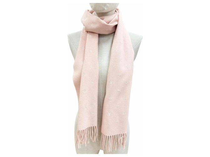Fransenschal Monogram Louis Vuitton Pink - Ansicht 3