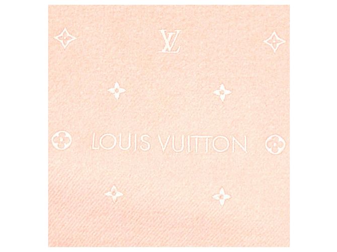 Fransenschal Monogram Louis Vuitton Pink - Ansicht 6