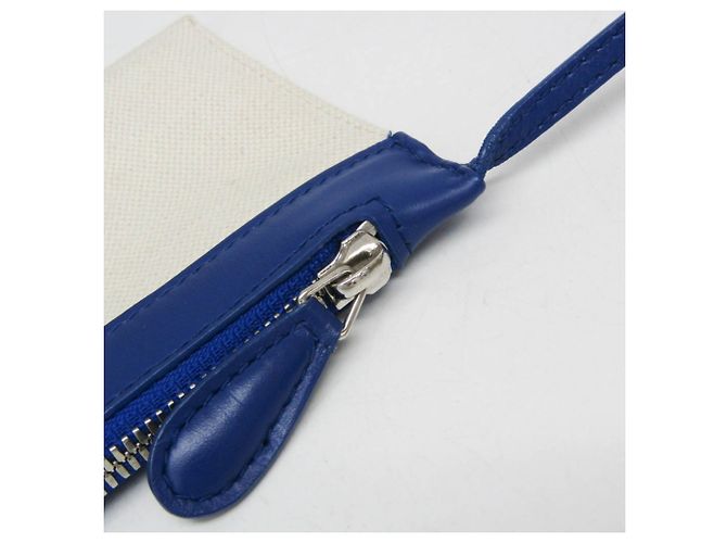 Borsa Cabas XS Balenciaga in blu navy Bianco sporco - vista 15
